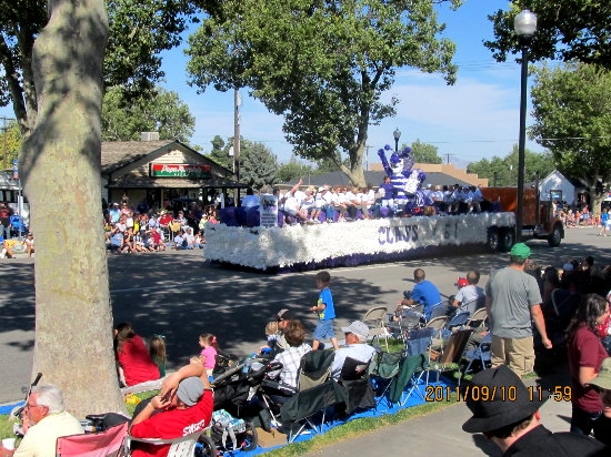 A great time was had by all who rode on our 1st. place award winning class of 61 float in the 2011 Peach Days parade.